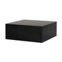 Hanah Home Prizma Mesa de Café Madera Negra